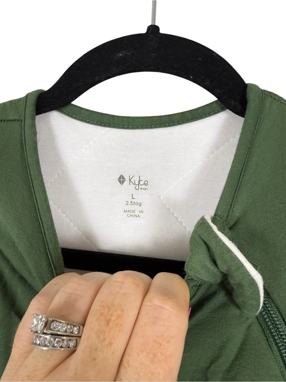 Kyte Baby TOG 2.5 Sleep Sack Sz Large Hunter Green